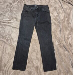 Hudson Los Angeles Womens Black Denim Jeans Size 12 Stretch Five Pocket
